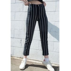 Brandy Melville Striped Tilden Pants